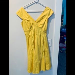 Women’s yellow dress